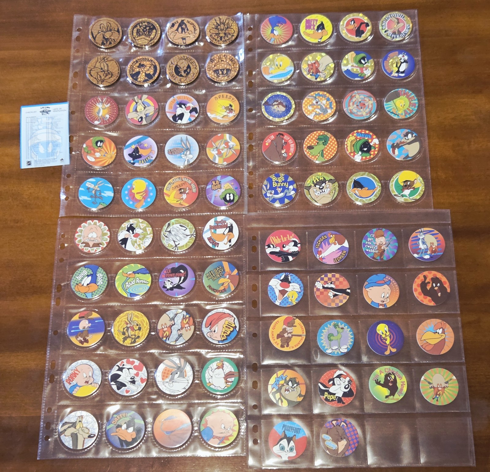 1995 CANADA GAMES LOONEY TUNES FULL SET + CHECKLIST – VGC