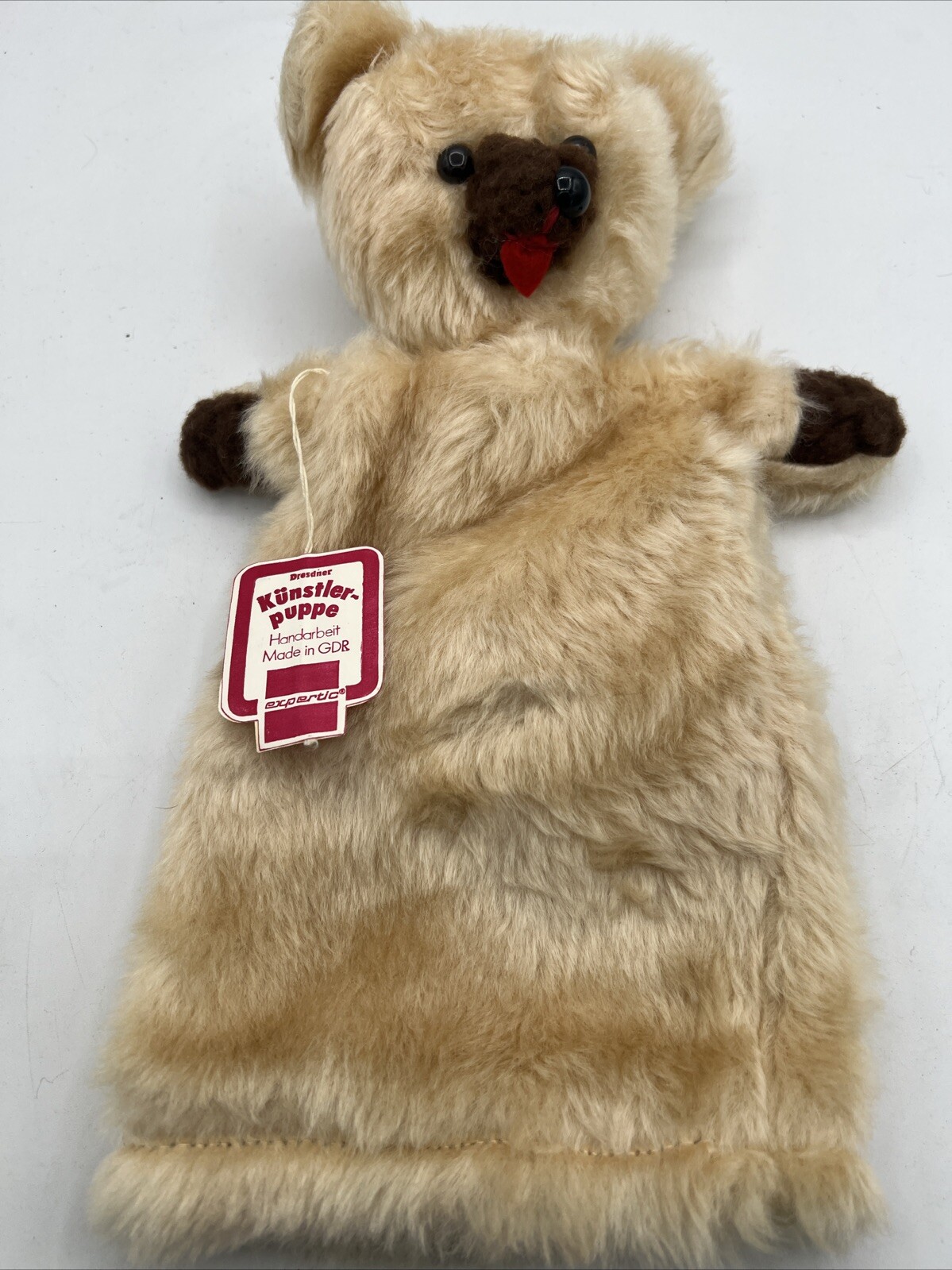 Vtg German Hand Puppets Dresdner Kunstler GDR Theater Toys Children (Bear)