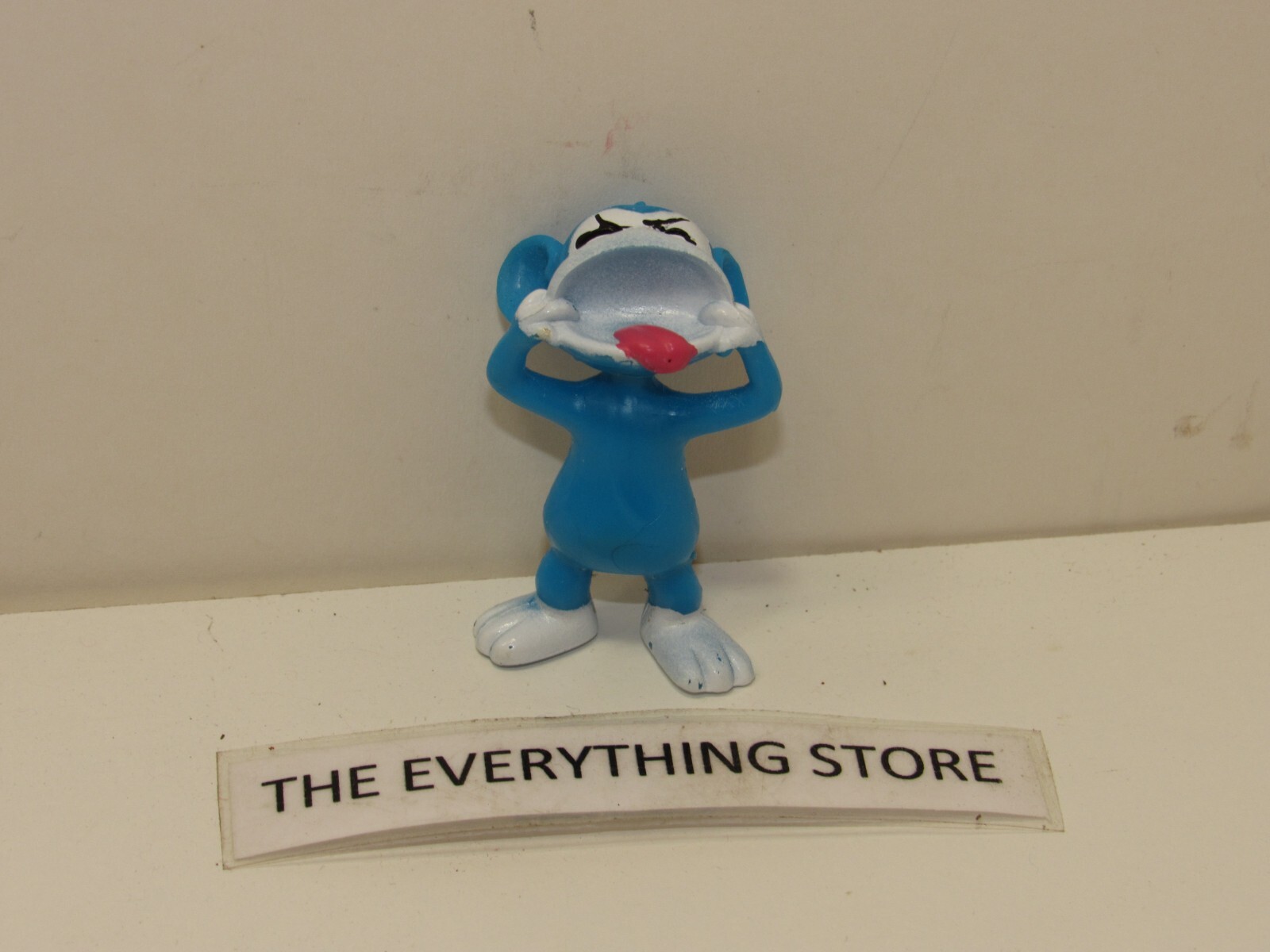 MONKEYIN’ AROUND ACTING SILLY BLUE MONKEY 2″ TALL FIGURINE 2008 A&A GLOBAL USED