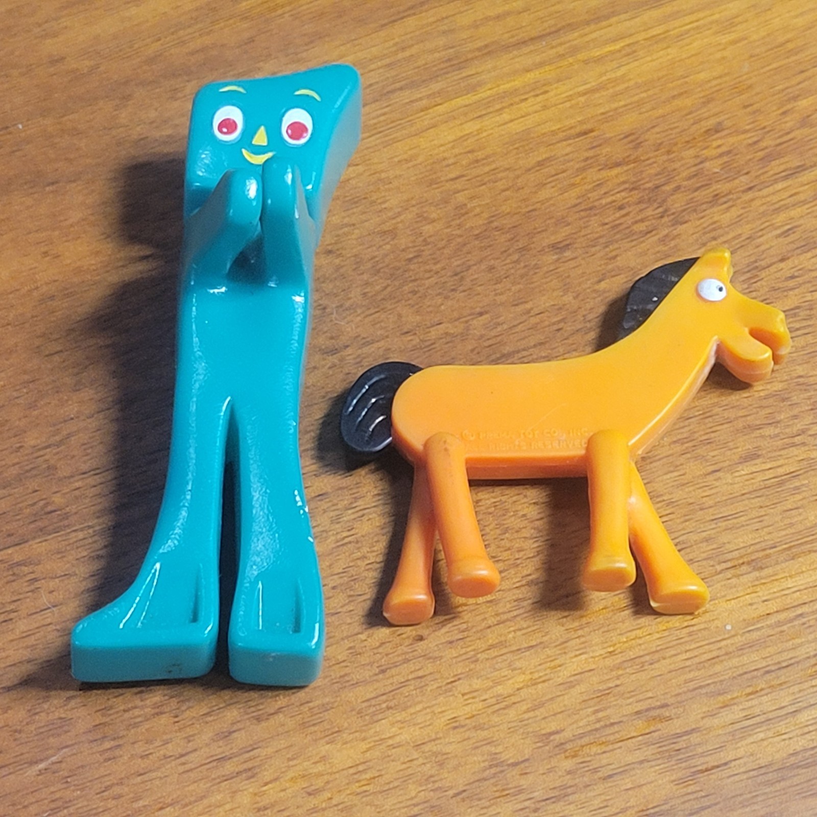 1984 Clip-On Gumby with Bonus Pokey – Prema Toy Co. & Jesco – Vintage