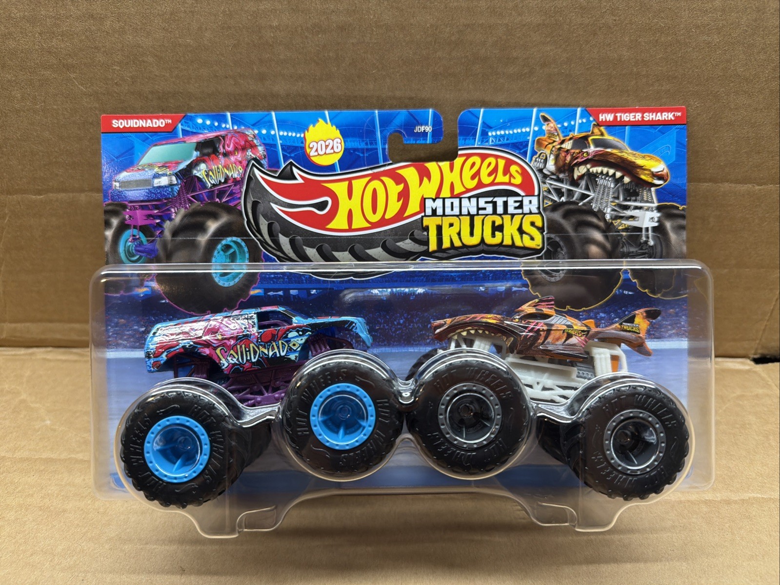 Mattel Monster Trucks Squidnado Vs Tiger Shark – Hot Wheels