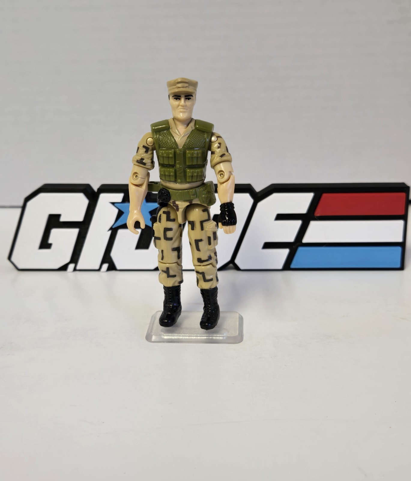 Vintage 1988 G.I.Joe REPEATER (v1) MACHINE GUNNER 3.75″ Action Figure only ARAH