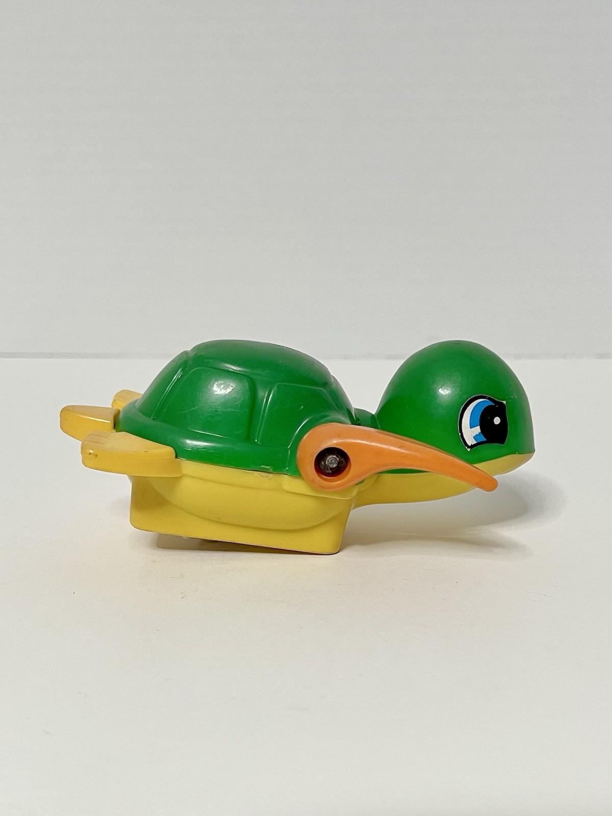 Vintage Tomy Wind Up Swimming Turtle Toy 1976 Not Working