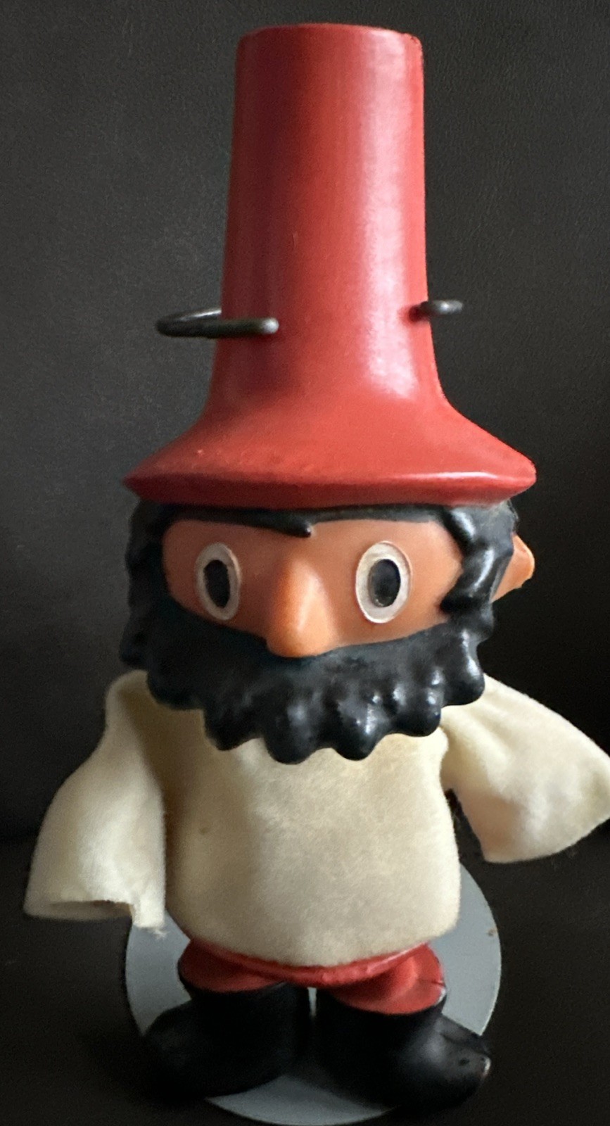 Vintage 70s Rare Rumcajs Character Czechoslovakia Rubber Doll Toy Figurine -24cm