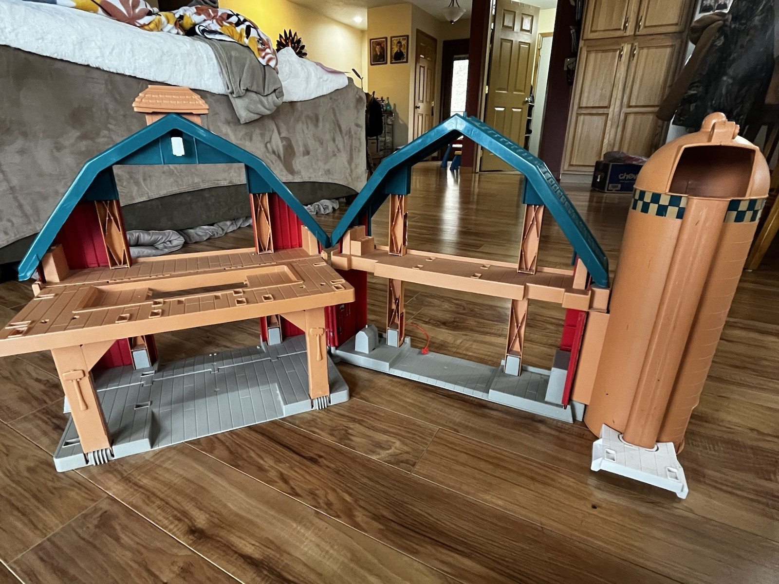 Vintage Tonka Farms Barn Play Set 1995 Vtg