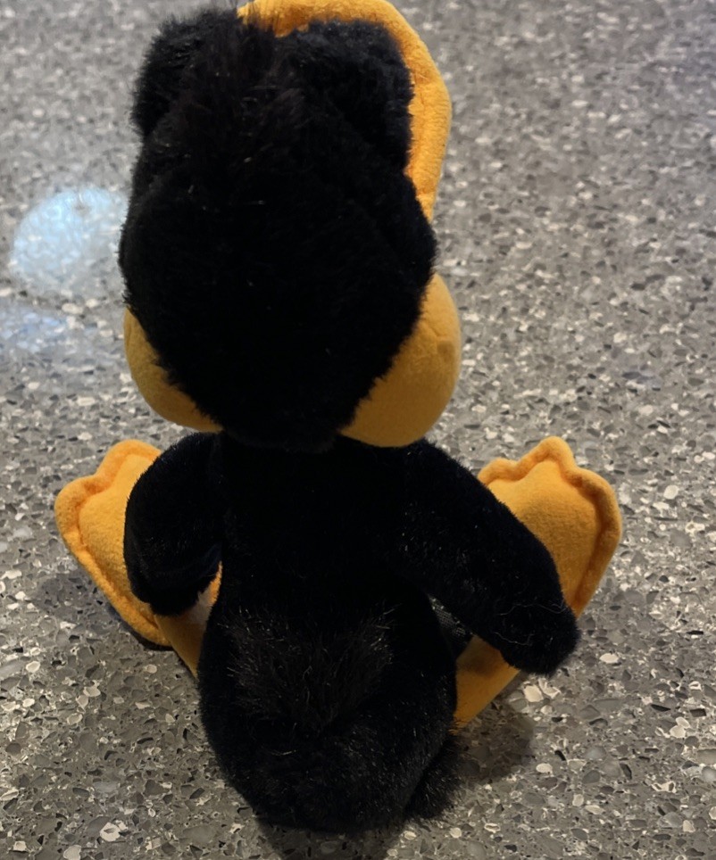 Vintage 1995 Warner Bros Daffy Duck Plush 12″ Plushie Stuffed Animals Rare