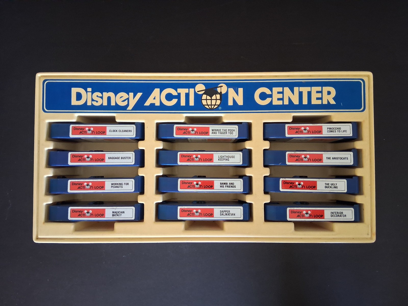 RARE 1976 Vintage DISNEY ACTION CENTER 12 Movies 2 Viewers – EXCELLENT CONDITION