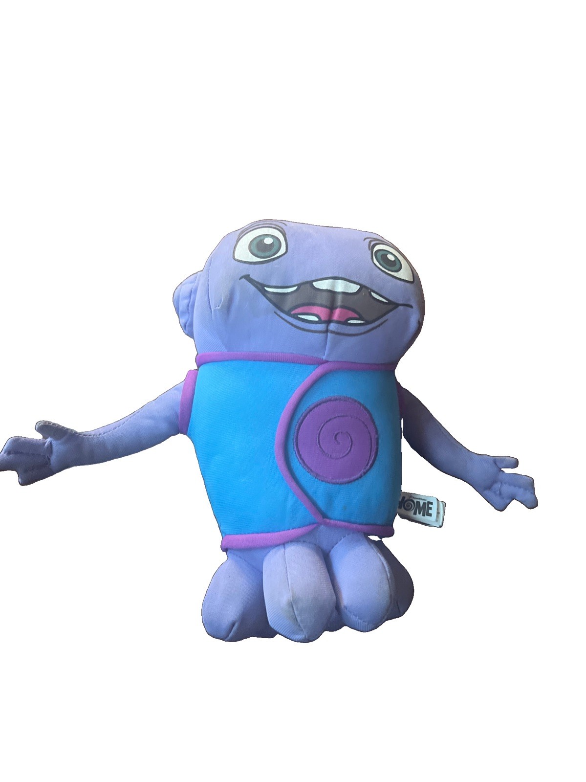 DreamWorks Home Oh Plush Purple Blue Alien Boov 2015 Toy Factory 10 Inch Stuffed