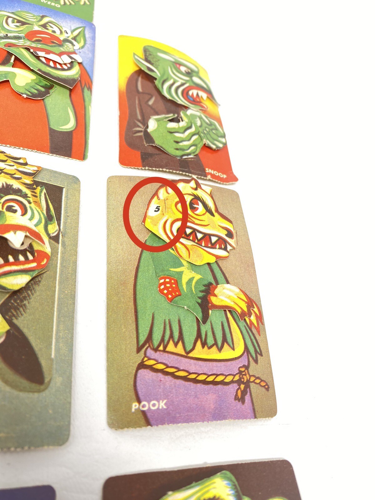 Uncommon 1965 ED-U-CARDS MFG. CORP. Mini Monster “Sculptees” 3D Cards 18 Total