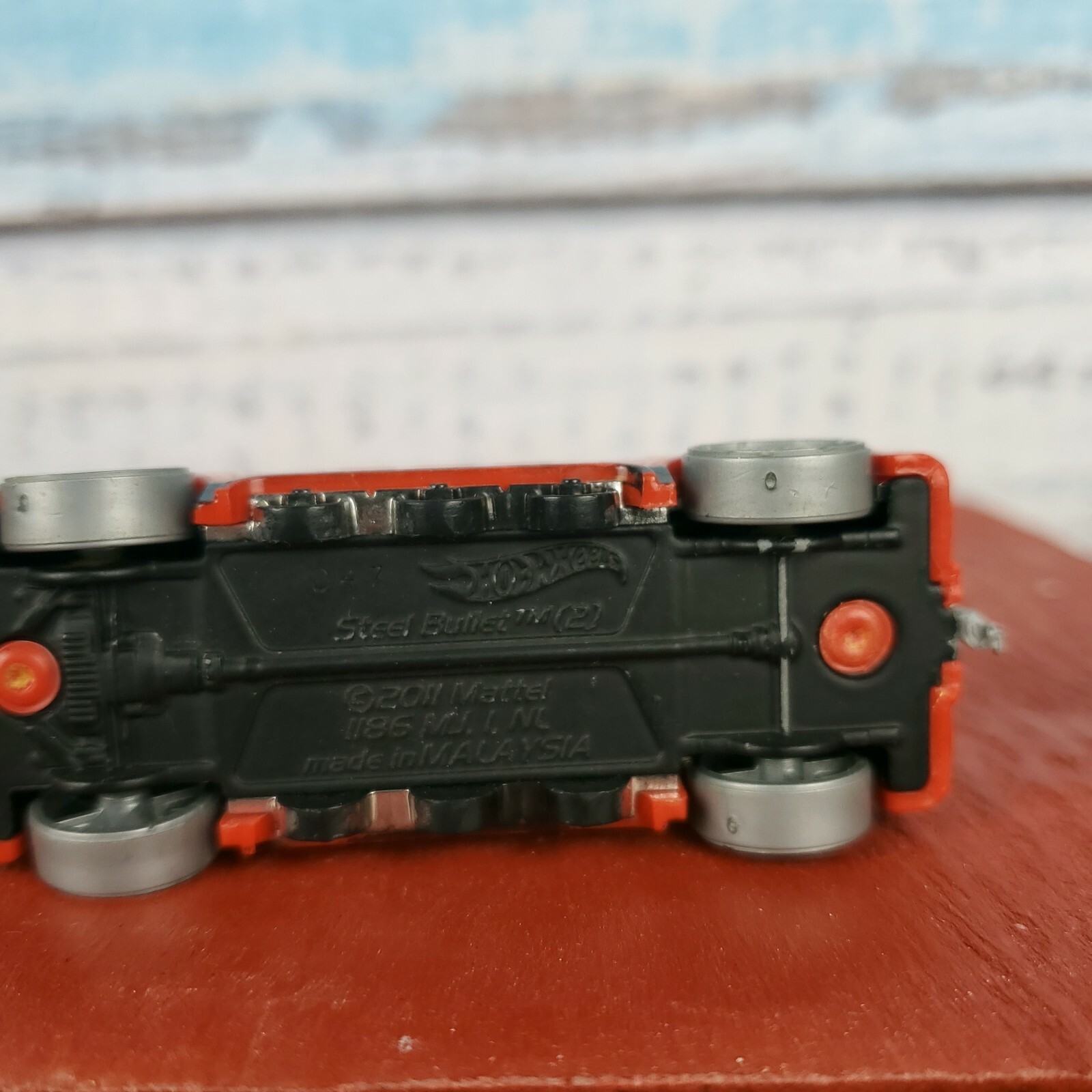 Small Toy Red Wagon Hot Wheel For Collectors Great Item USA Seller