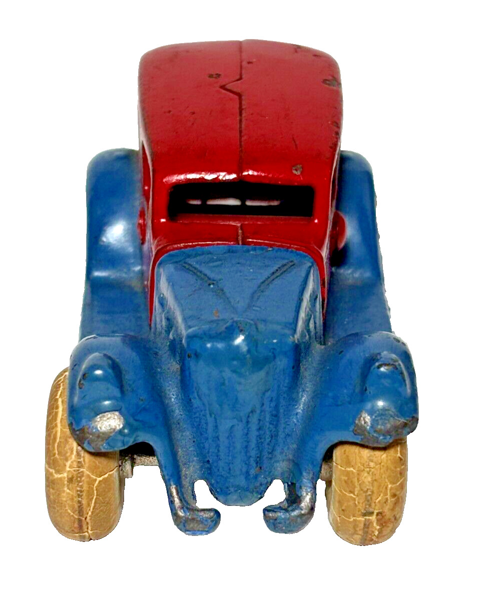 Pristine 30s Kilgore Blue & Red Cast Iron Take Apart Sedan 3.75 Arcade – Hubley