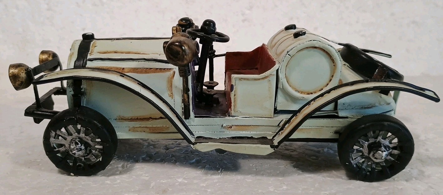 Tin Replica Toy Car for Decoration By Rite aid 7″ Length 3″ Height 2.5″ Width