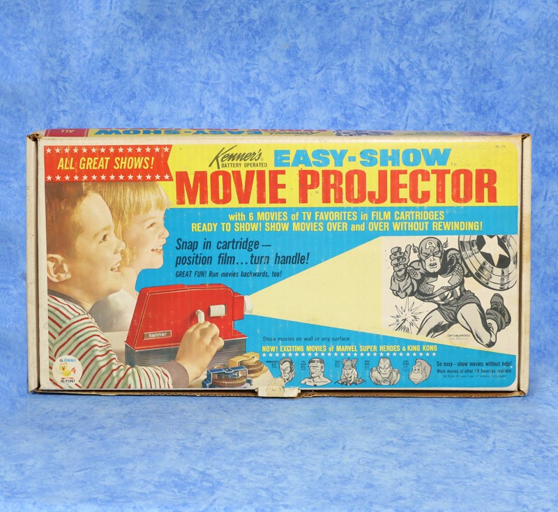 1960s Marvel Comics EASY-SHOW MOVIE PROJECTOR Kenner THOR, HULK, CAPTAIN AMERICA