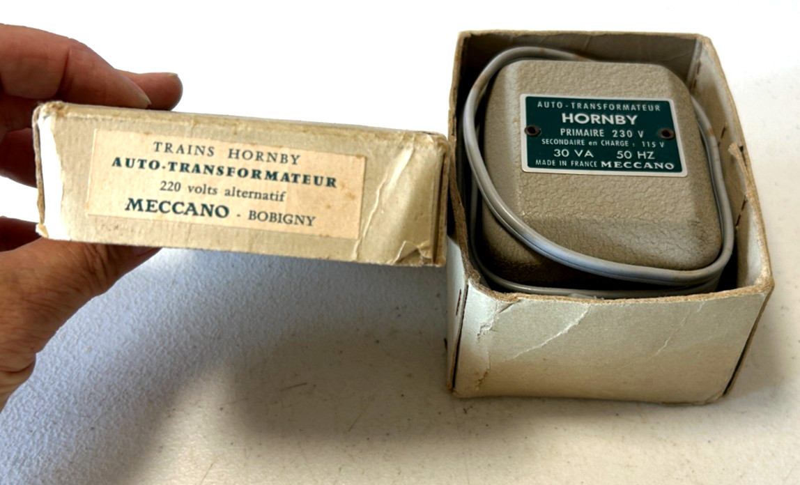Vintage Meccano Hornby Electric Transformer For Engineering Toy w/ Box England