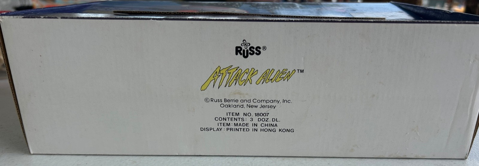 18 Vintage Attack Alien Russ Berrie Pull Back Wind Up UFO’s In Store Display