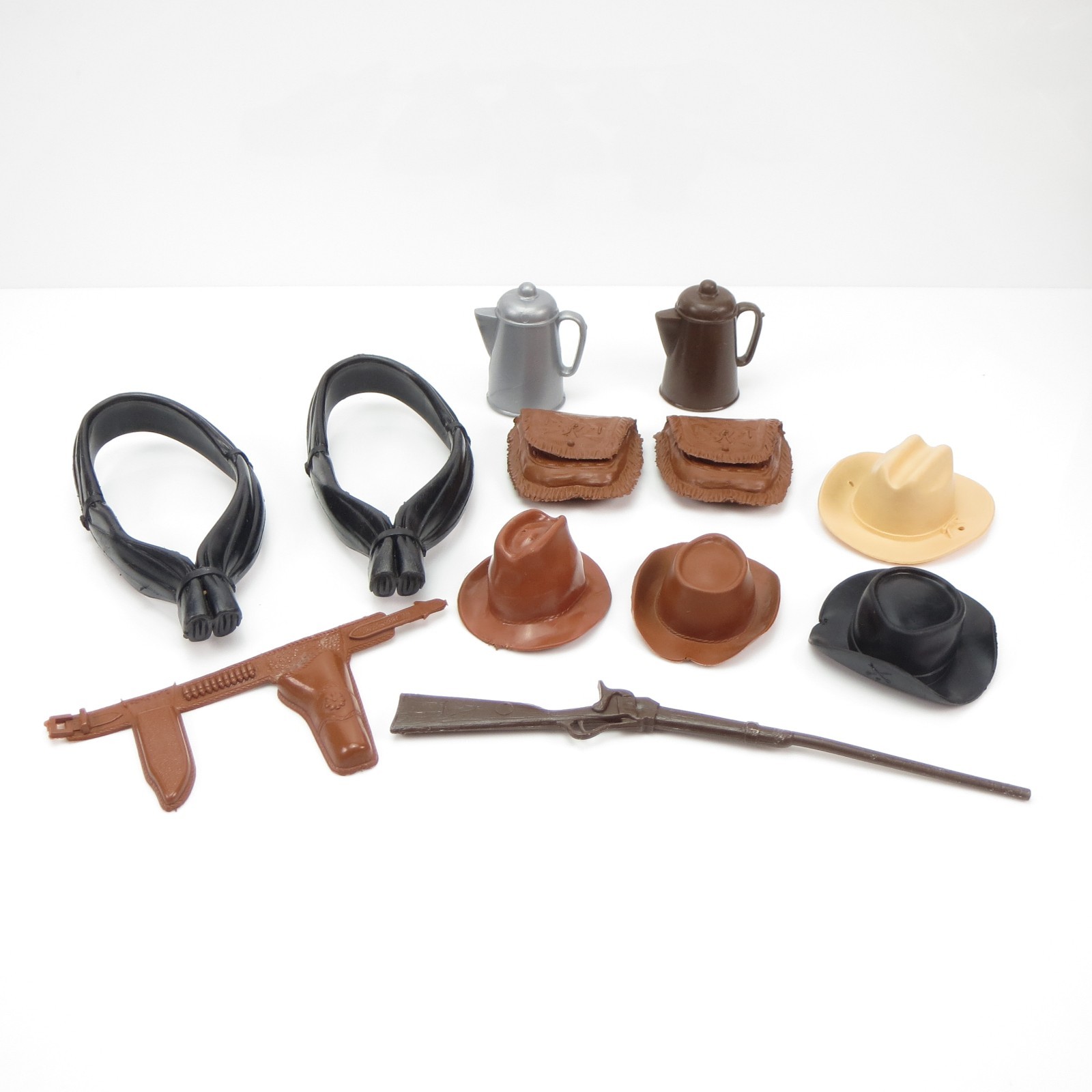 Mixed Lot of Vintage Marx Johnny West Best Of The West Accessories