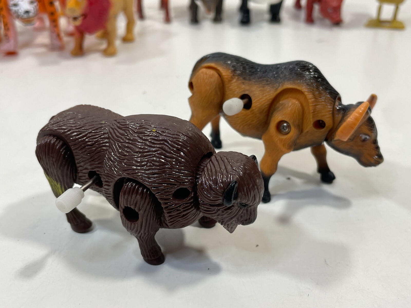 Lot of 33 – Vintage Wind Up Toy ANIMALS Mixed Lot Bundle