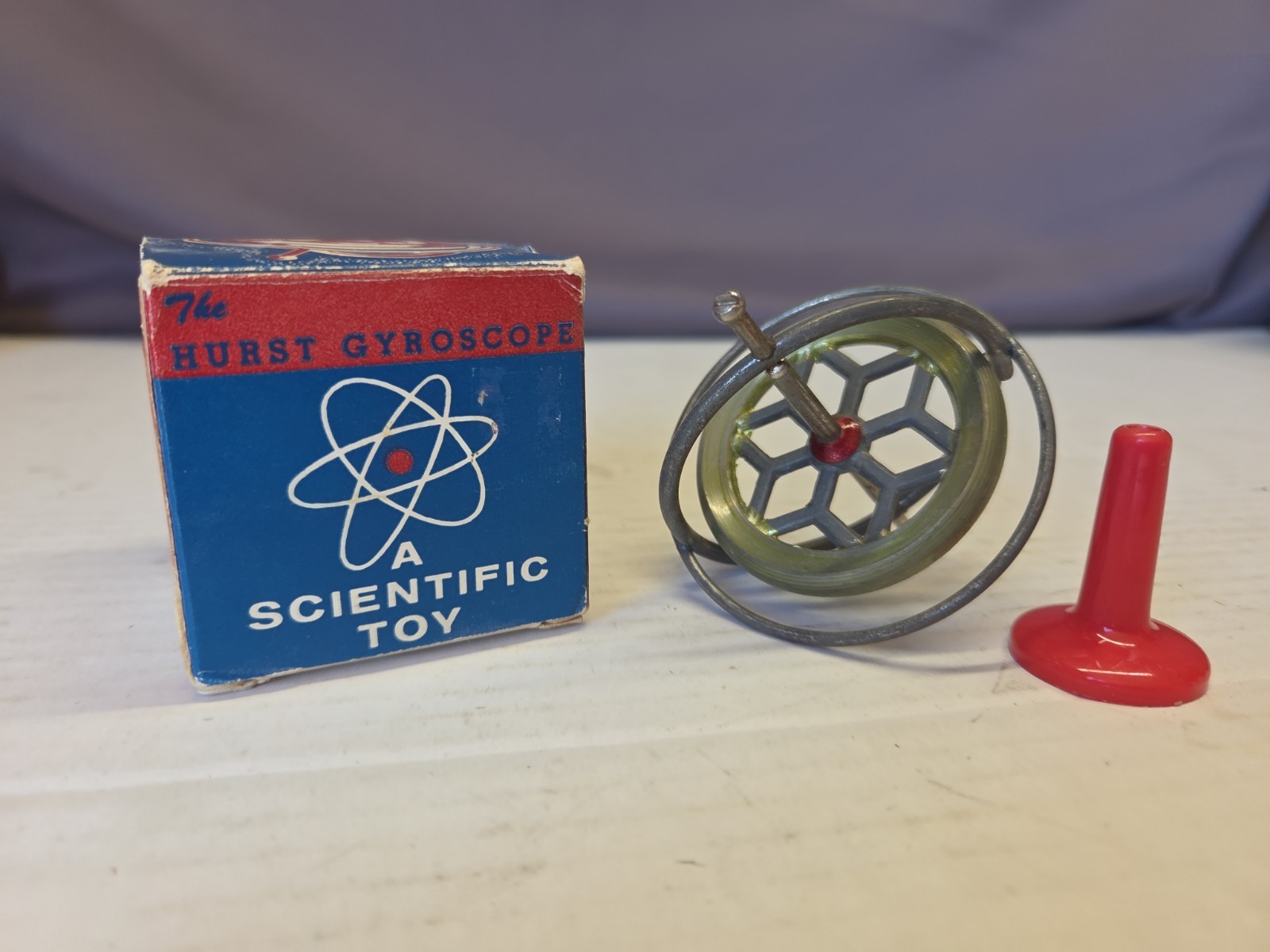Vintage The Hurst Gyroscope, A Scientific Toy, Chandler Manufacturing Company