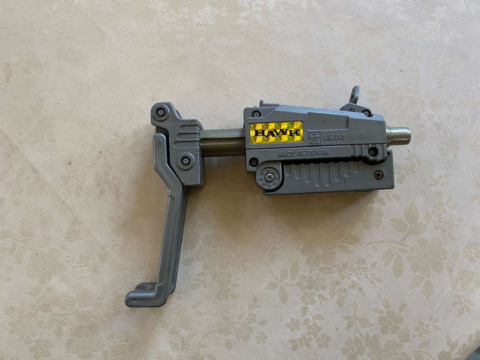 Hawk Flex-I-Tip Vtg TOY Ray Line LS-215 Gray