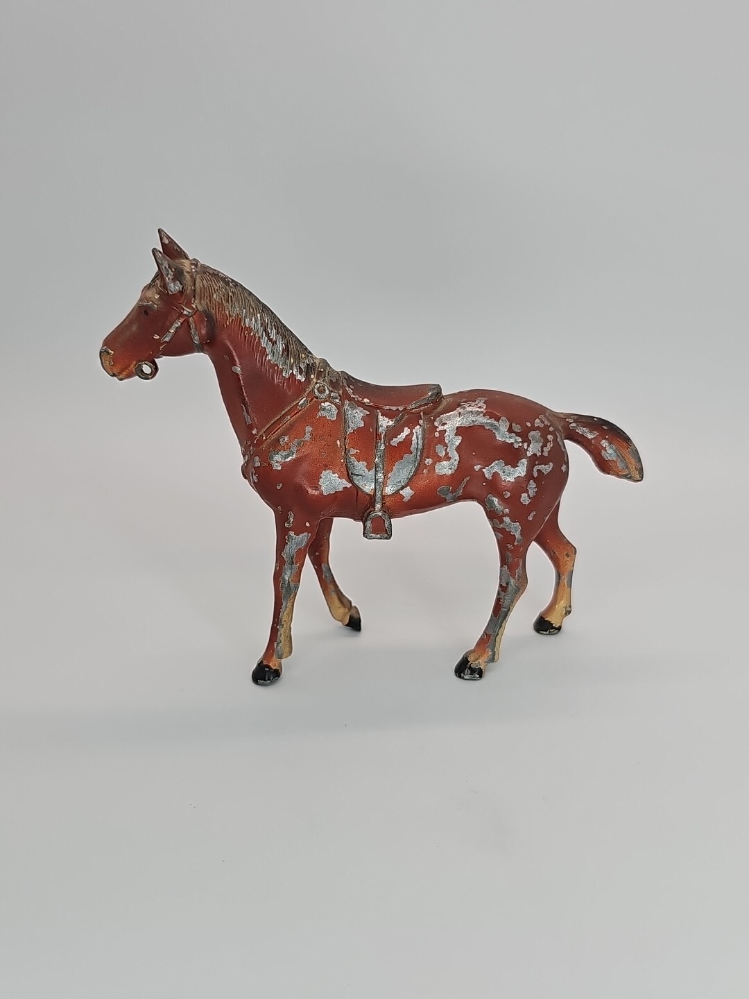 1950s Pot Metal Horse No Chain Made In Japan