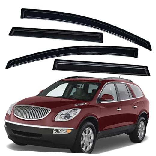 Lightronic Extra Durable Outside-Mount Auto Vent Window Visor, Fits 2008-2017