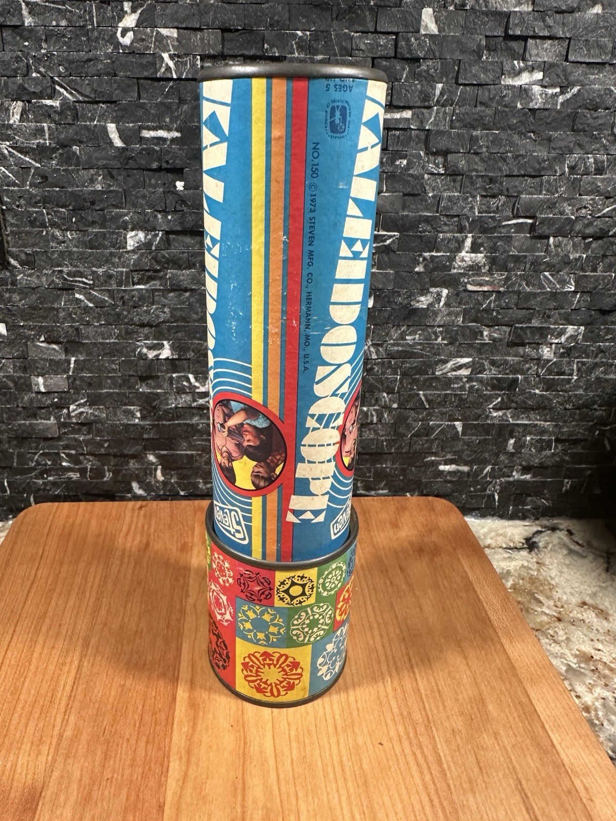 Vintage Stevens Kaleidoscope 1973 Hippie Retro Toy Psychedelic 150 Made in USA