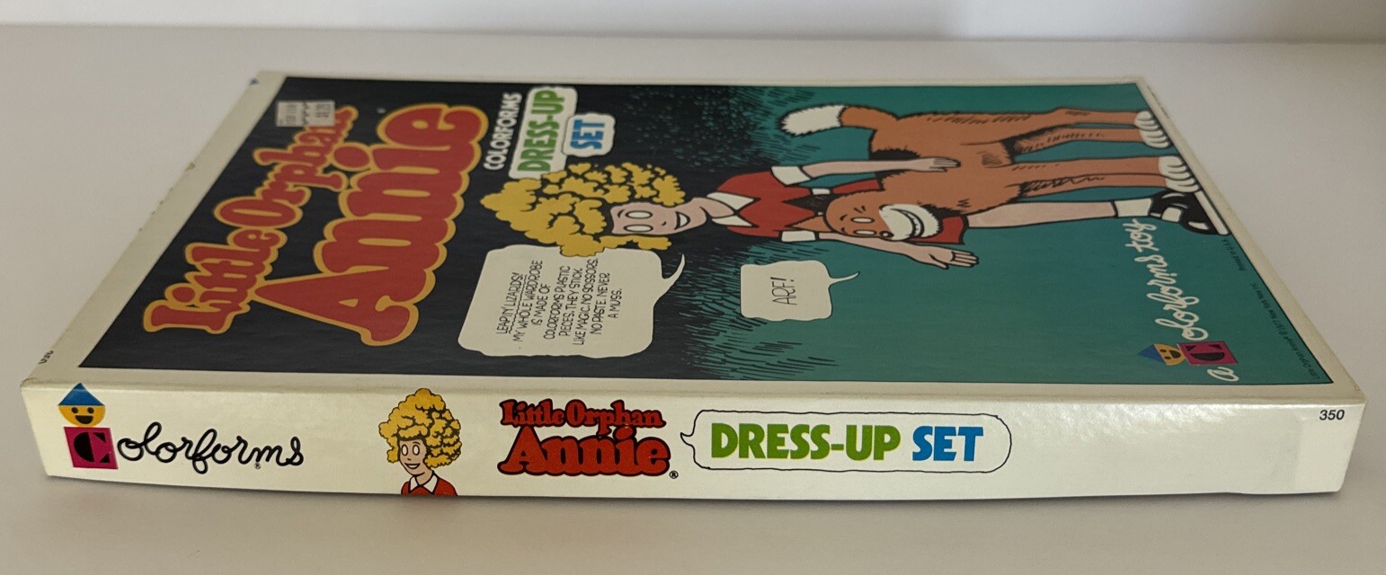 Orphan Annie Colorforms Dress-Up Set 1977 Collectible Vintage Orphan Annie