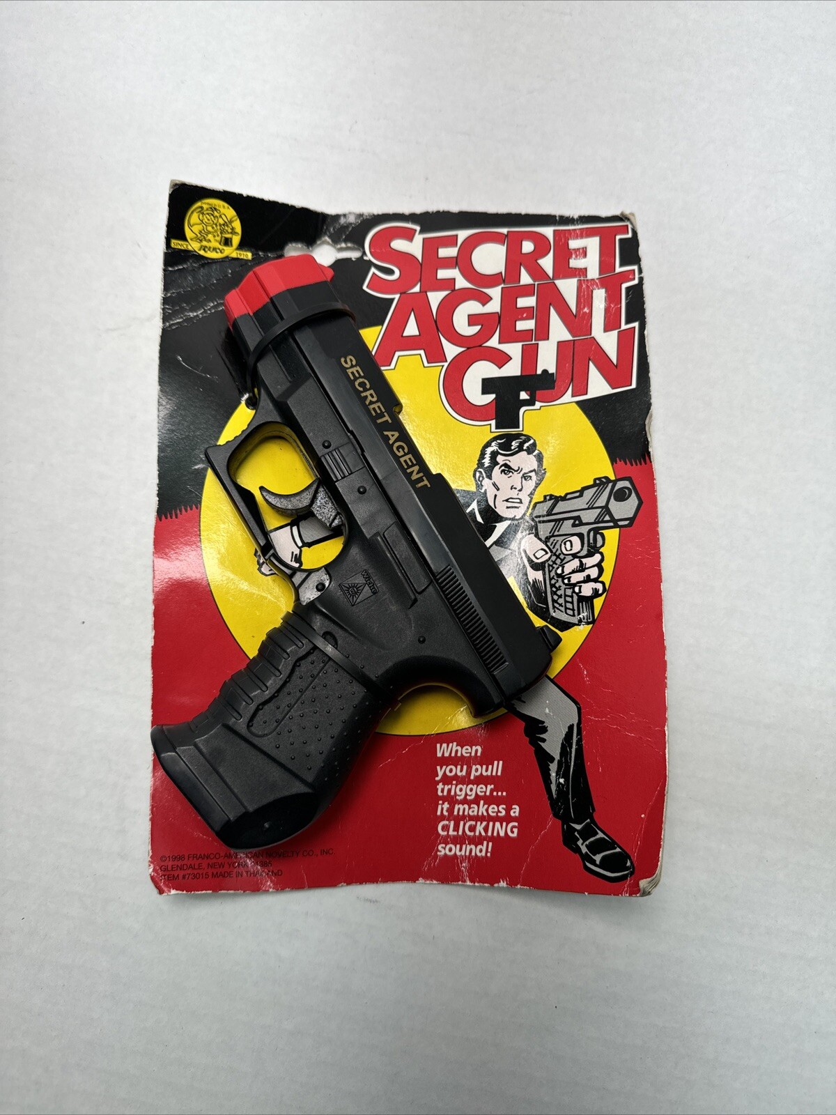 VTG WICKE GERMANY 007 JAMES BOND PISTOL GUN TOY FRANCO TOYS NOVELTY RARE 1998