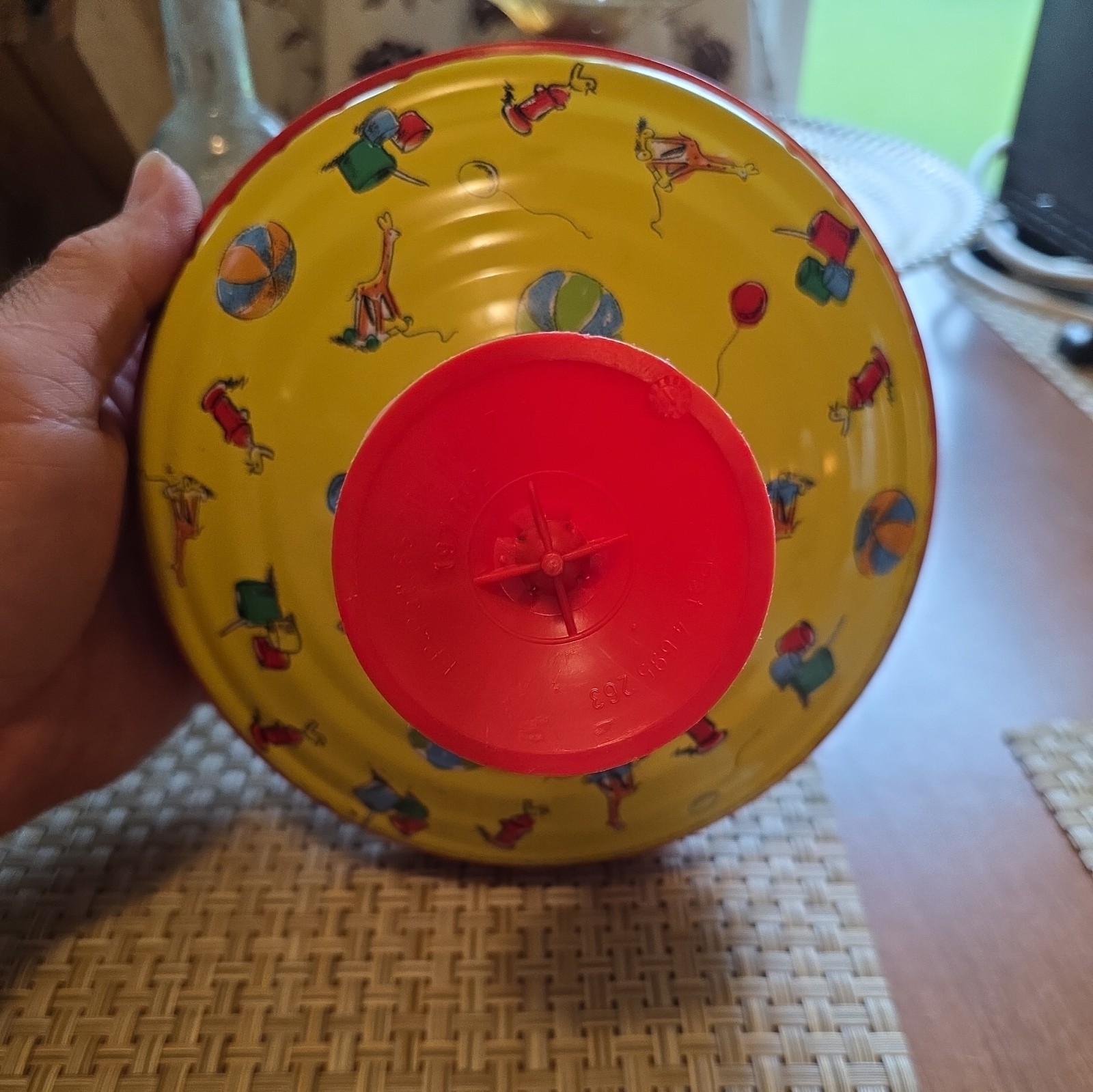 Curious George Humming Top Toy Schylling Vintage Retro Rare Limited Edition VTG