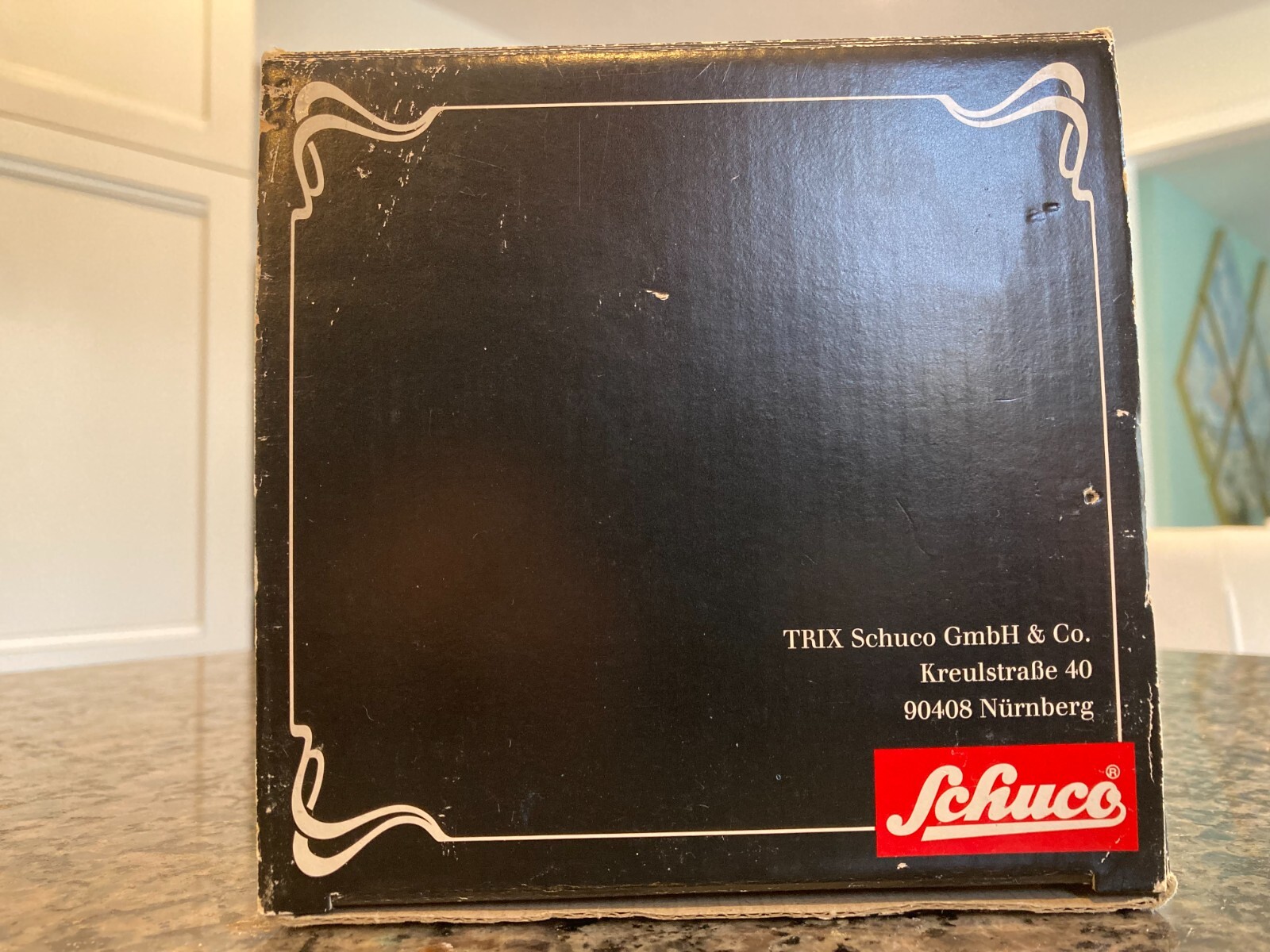 VINTAGE, NOS, SCHUCO TIN CLOCKWORK MERCEDES-BENZ 170V PLANENWAGEN ARAL NR.00042