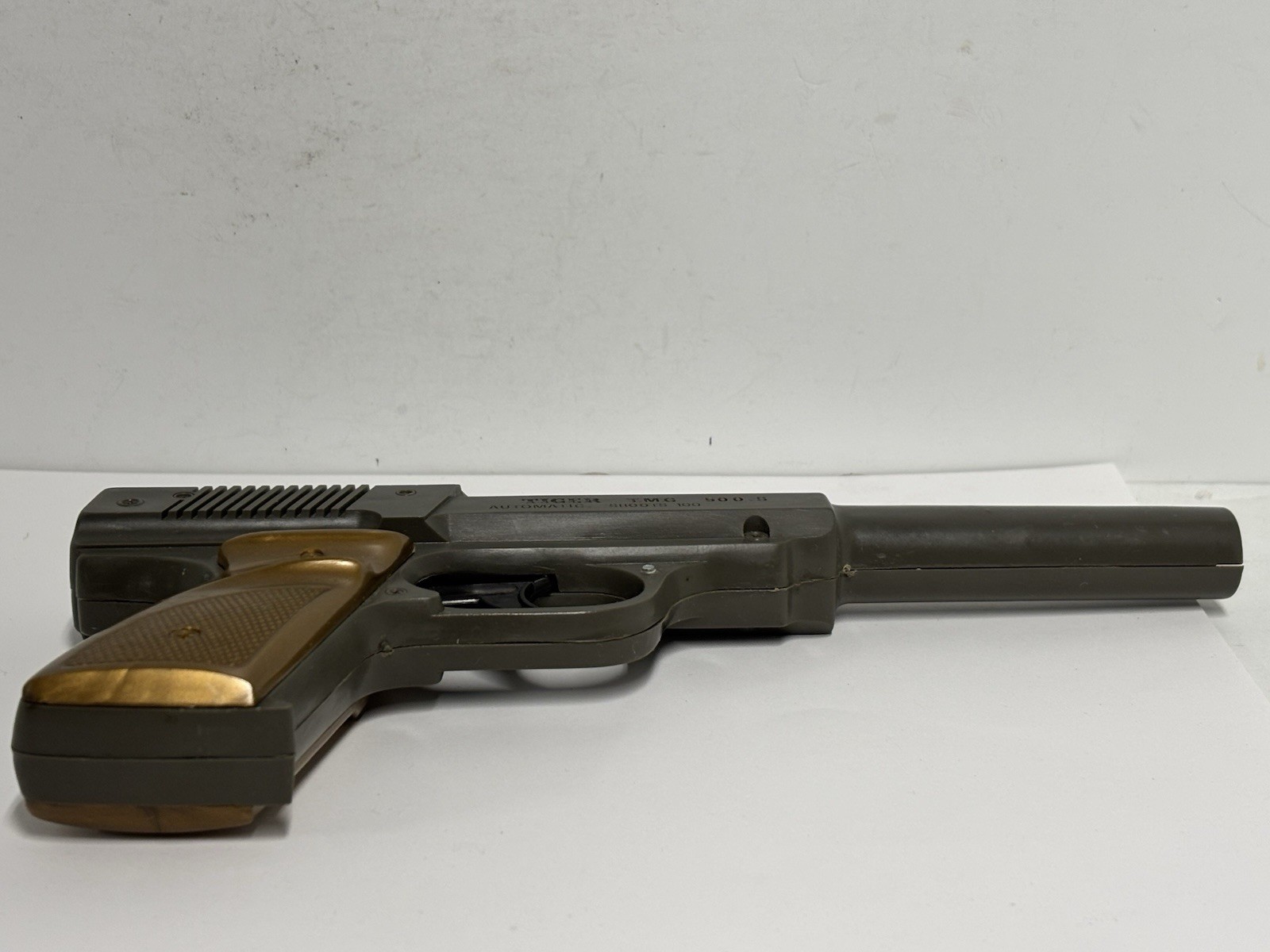 Vintage 1960’s Japan Tiger T.M.G. Lugar 500.S Automatic Plastic Toy Pellet Gun