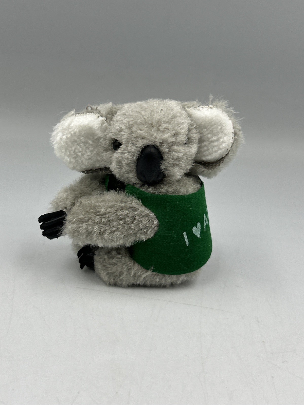 Koala Pencil Hugger Plush Mini Green Australia Vest Souvenir Figure Clipon