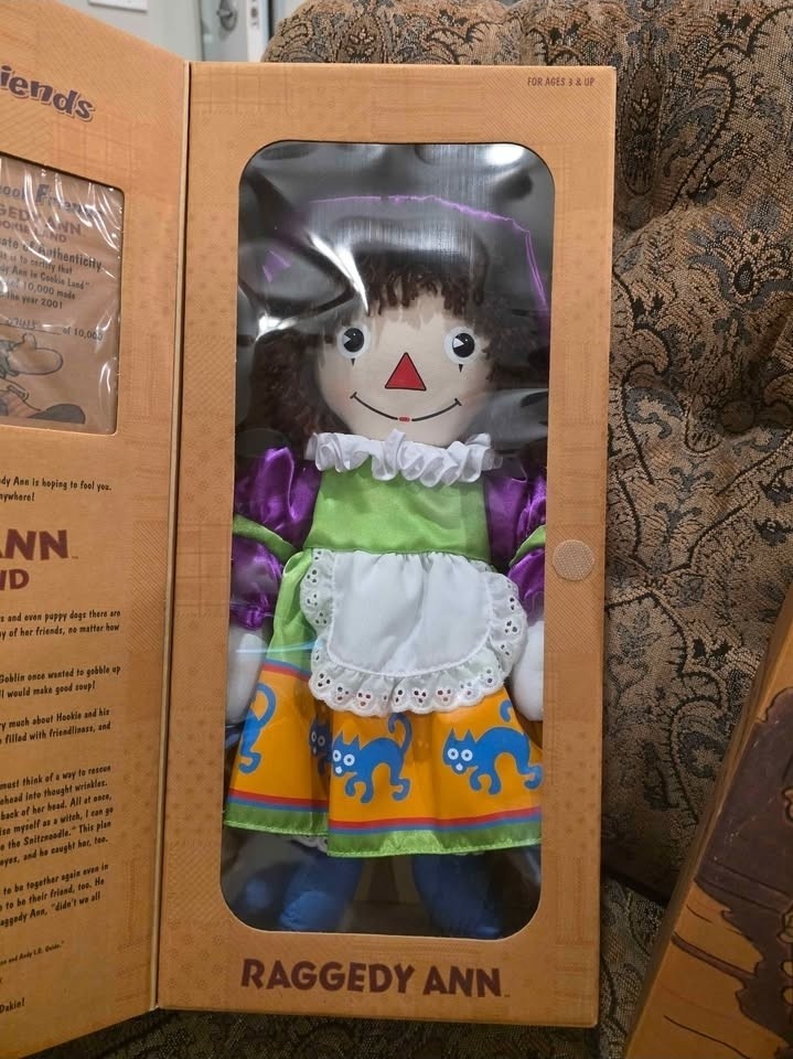 Storybook Friends Raggedy Ann Cookie Land Doll Vintage 2001 Ages 3-4 4-7 8-11