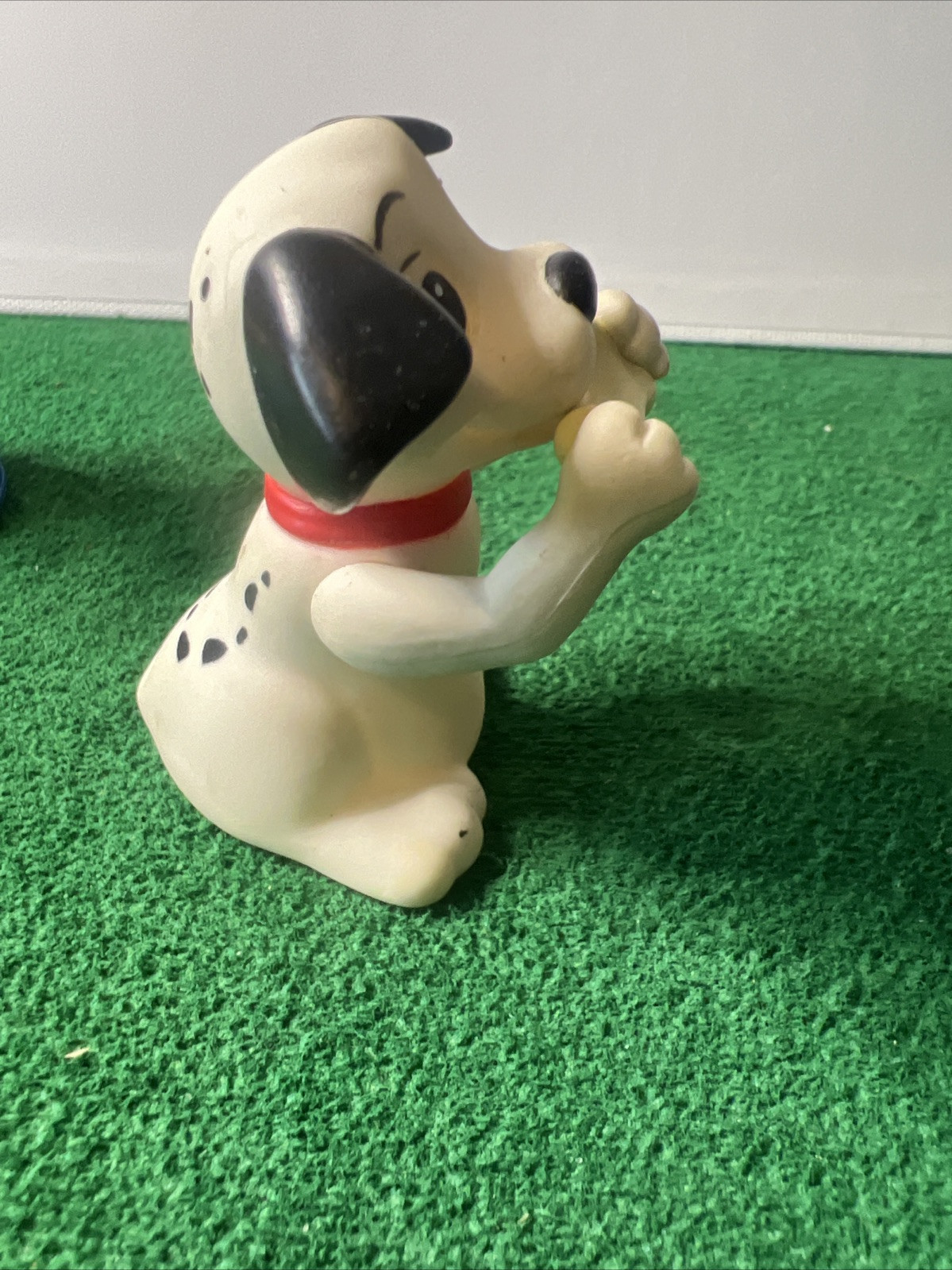 Snoopy Vintage 1966 Dog Peanuts in Cowboy Farmer Hat Toy Figure 101 Dalmatians