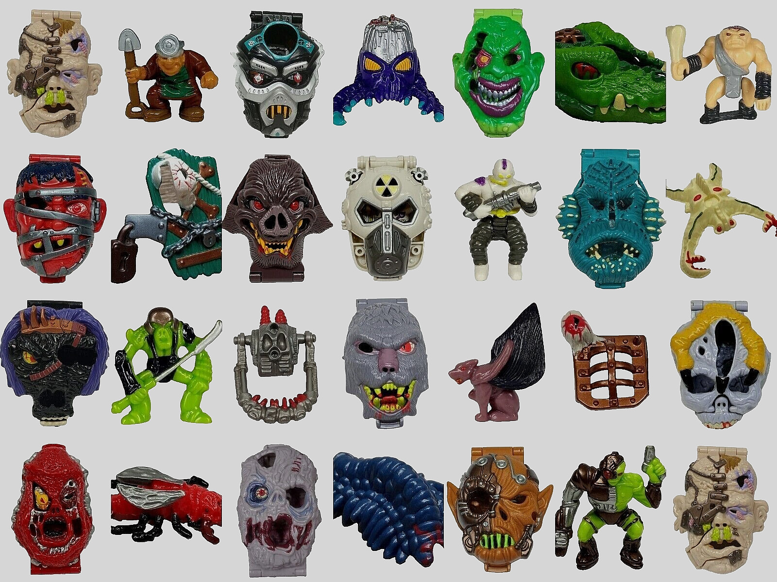 Mighty Max Horror Heads Accessories Figures Shells