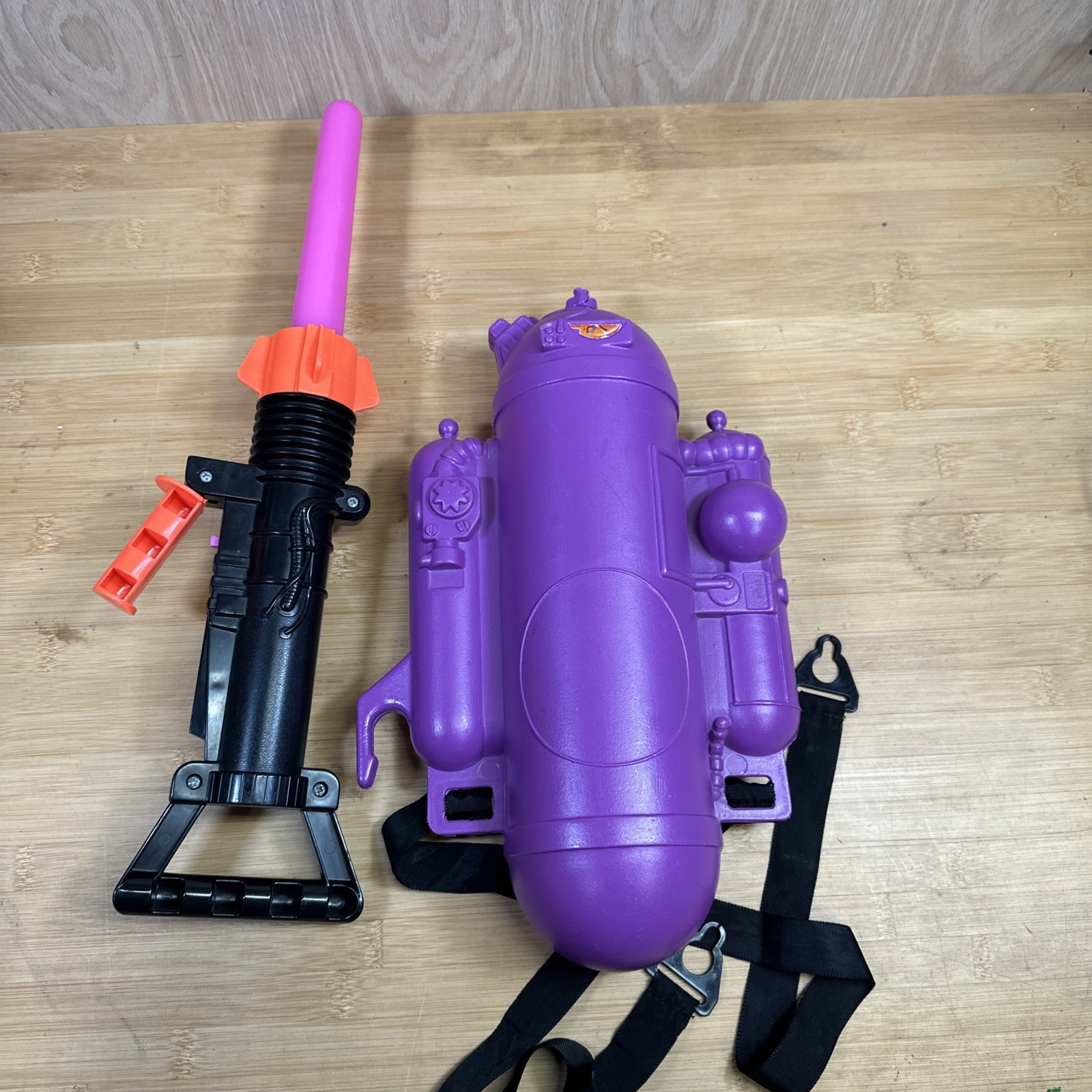 Vtg 1990 Kenner The Real Ghostbusters Ecto Charger Toy Pack – Backpack Blaster
