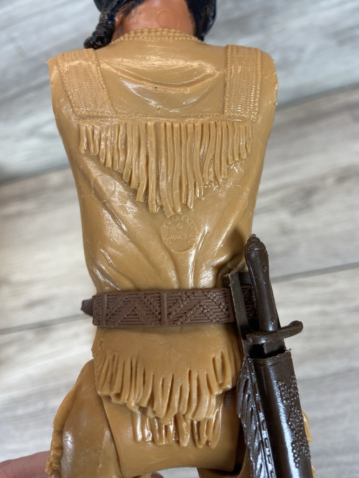 Vintage Marx 1965 Chief Cherokee Figure Original Box Near Complete #2063 BOTW