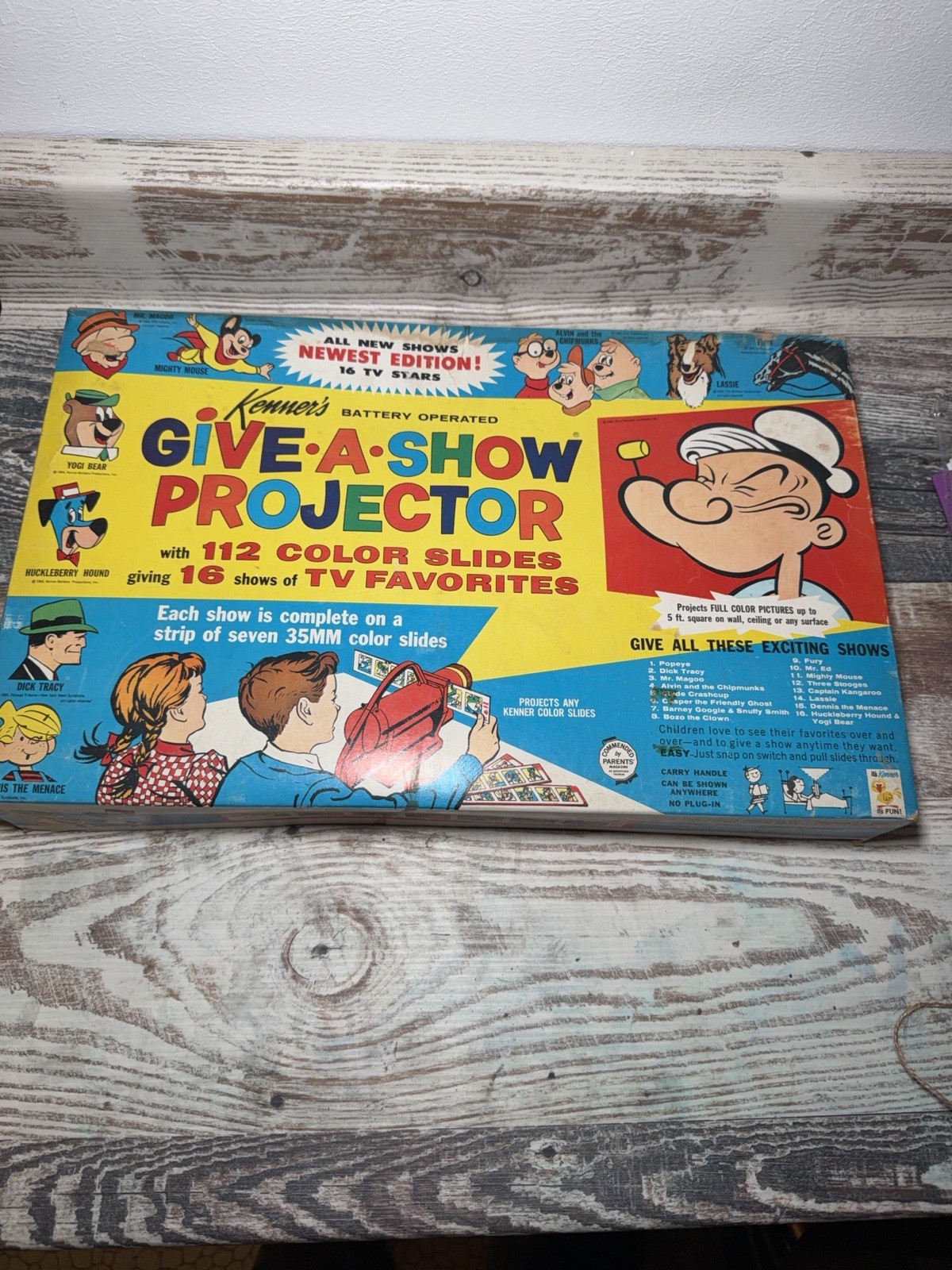 1963 Kenner USA Give A Show Projector Extra Color Slides