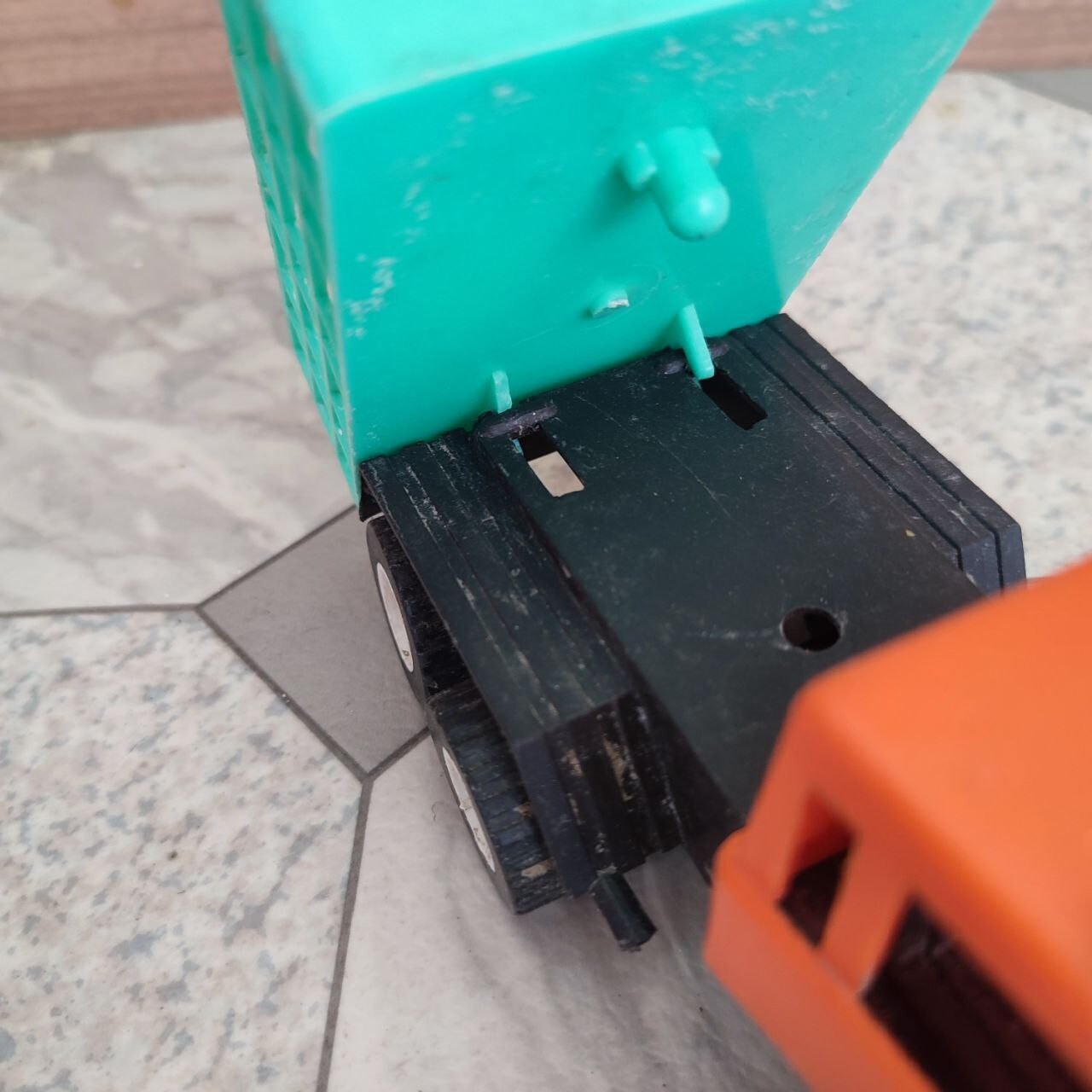 Vintage toy plastic truck Ukraine