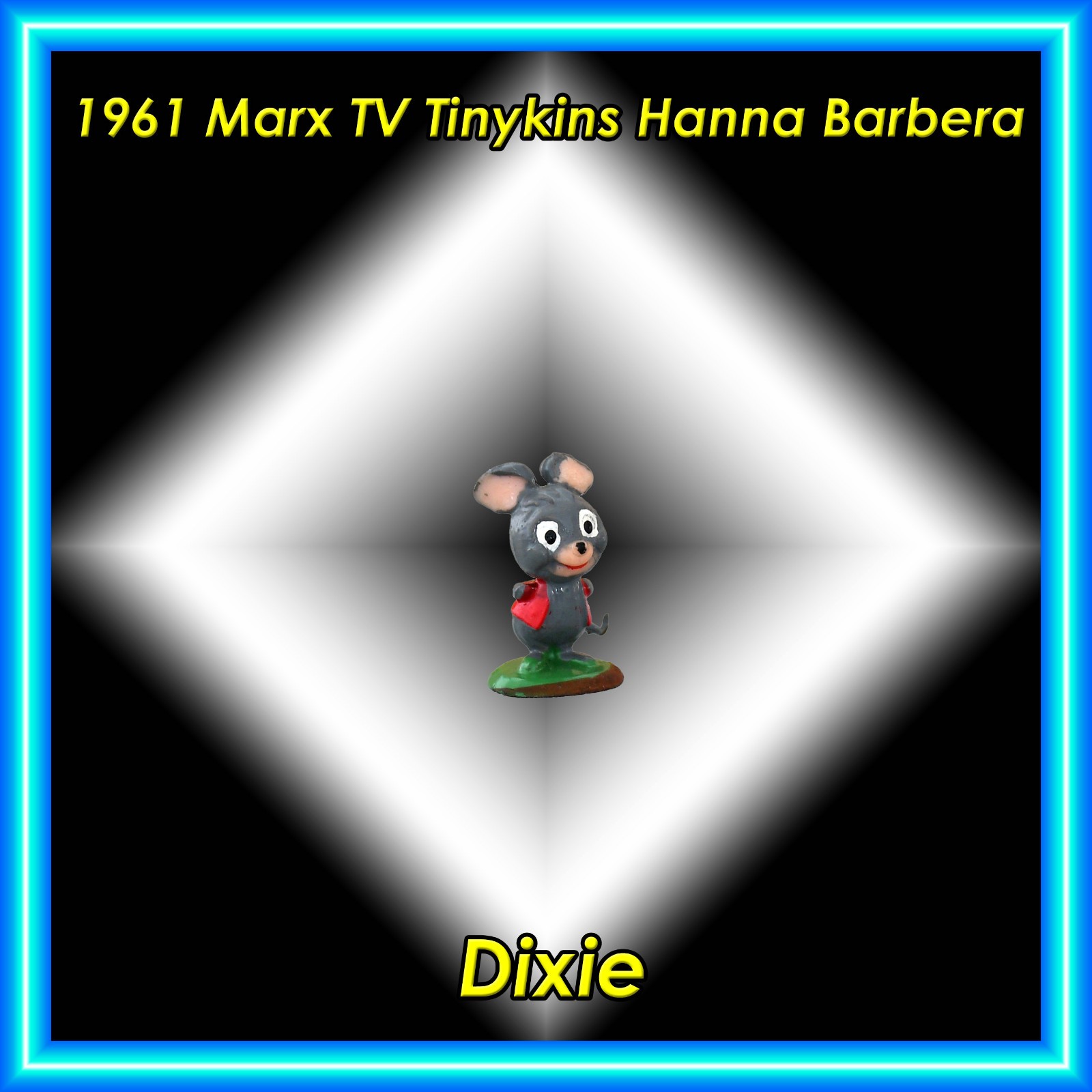 1961 Marx TV Tinykins Hanna Barbera Dixie Character Figure