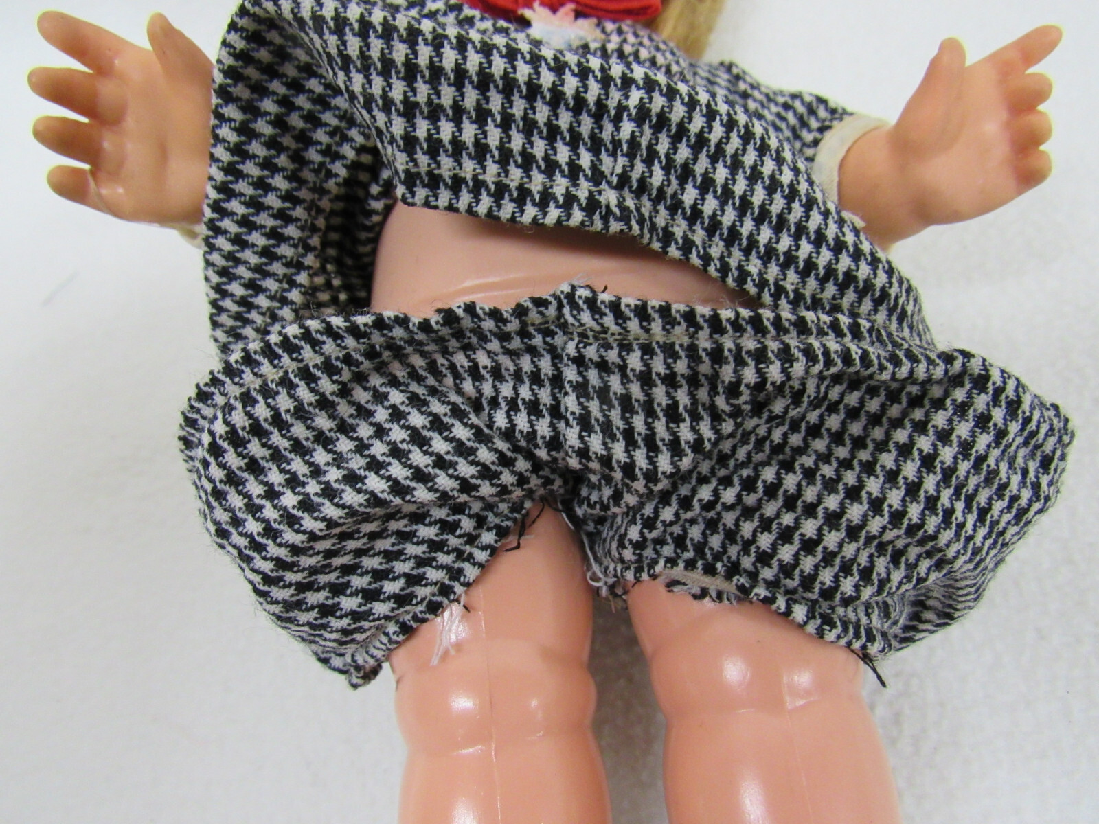 Vtg Walking Doll Kanto Japan Wind Up Toy
