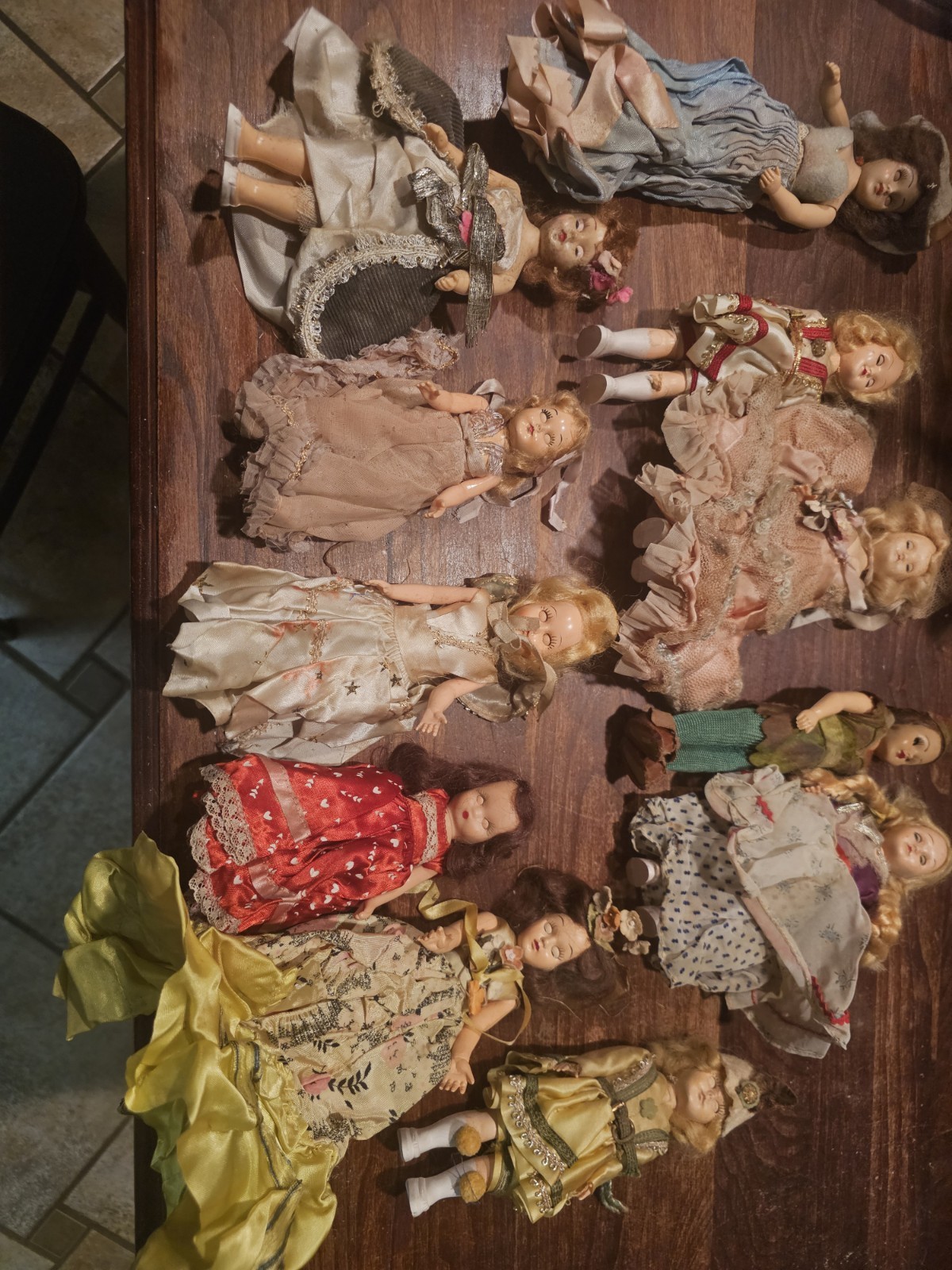 Plastic Molded Arts Vintage Doll Lot 1950’s