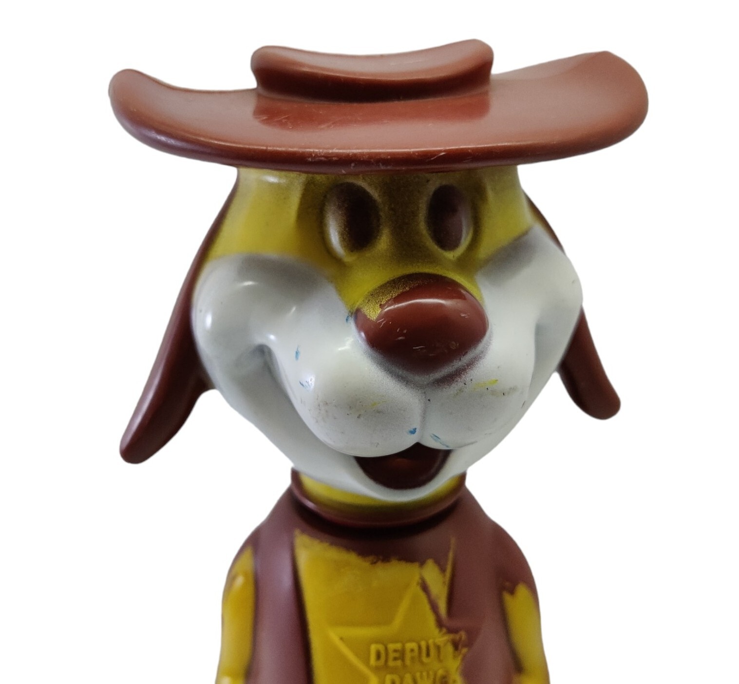 VTG 1966 Colgate Palmolive Terrytoons DEPUTY DAWG SOAKY Bubble Bath Bottle #1