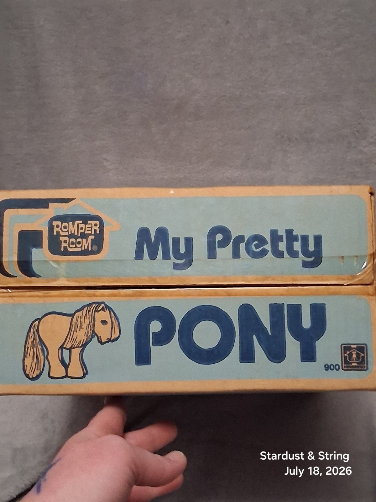 My Pretty Pony PEACHY Romper Room My Little Pony Large size Vtg.Hasbro 1981 29