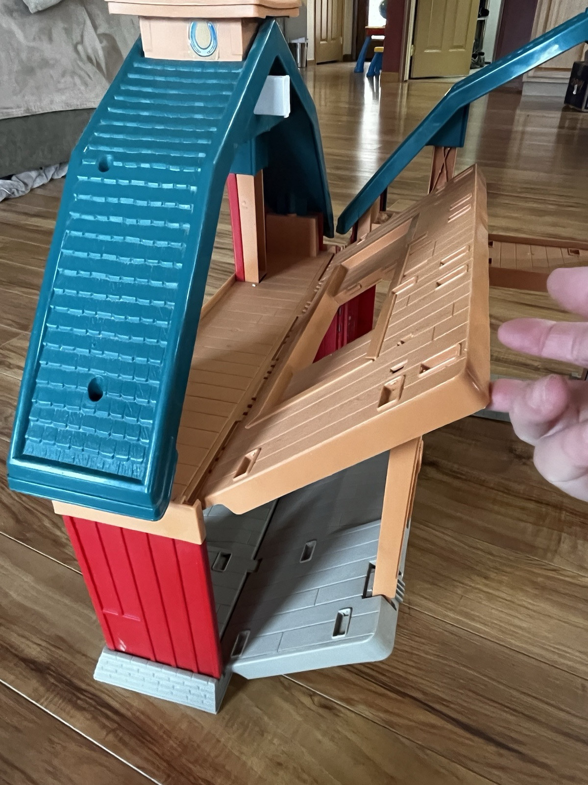 Vintage Tonka Farms Barn Play Set 1995 Vtg