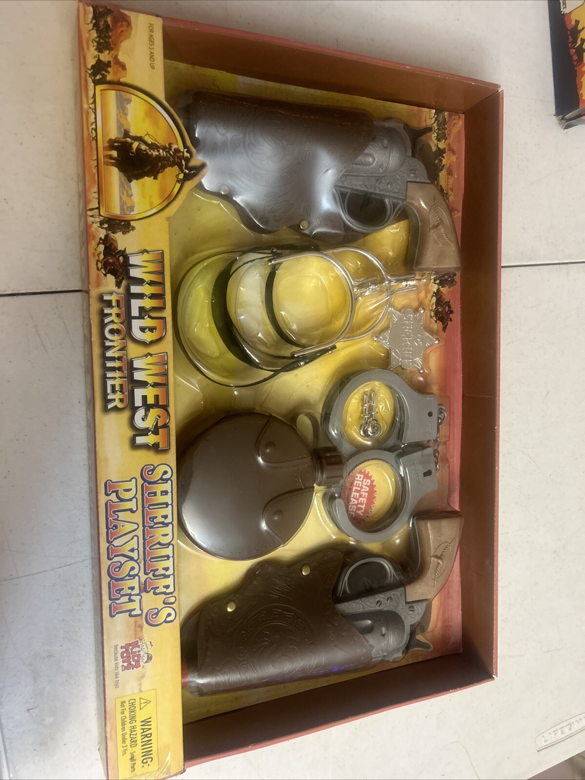 Wild West Cap Play Set Coyboy Western Toys for Kids Cowboy Sheriff