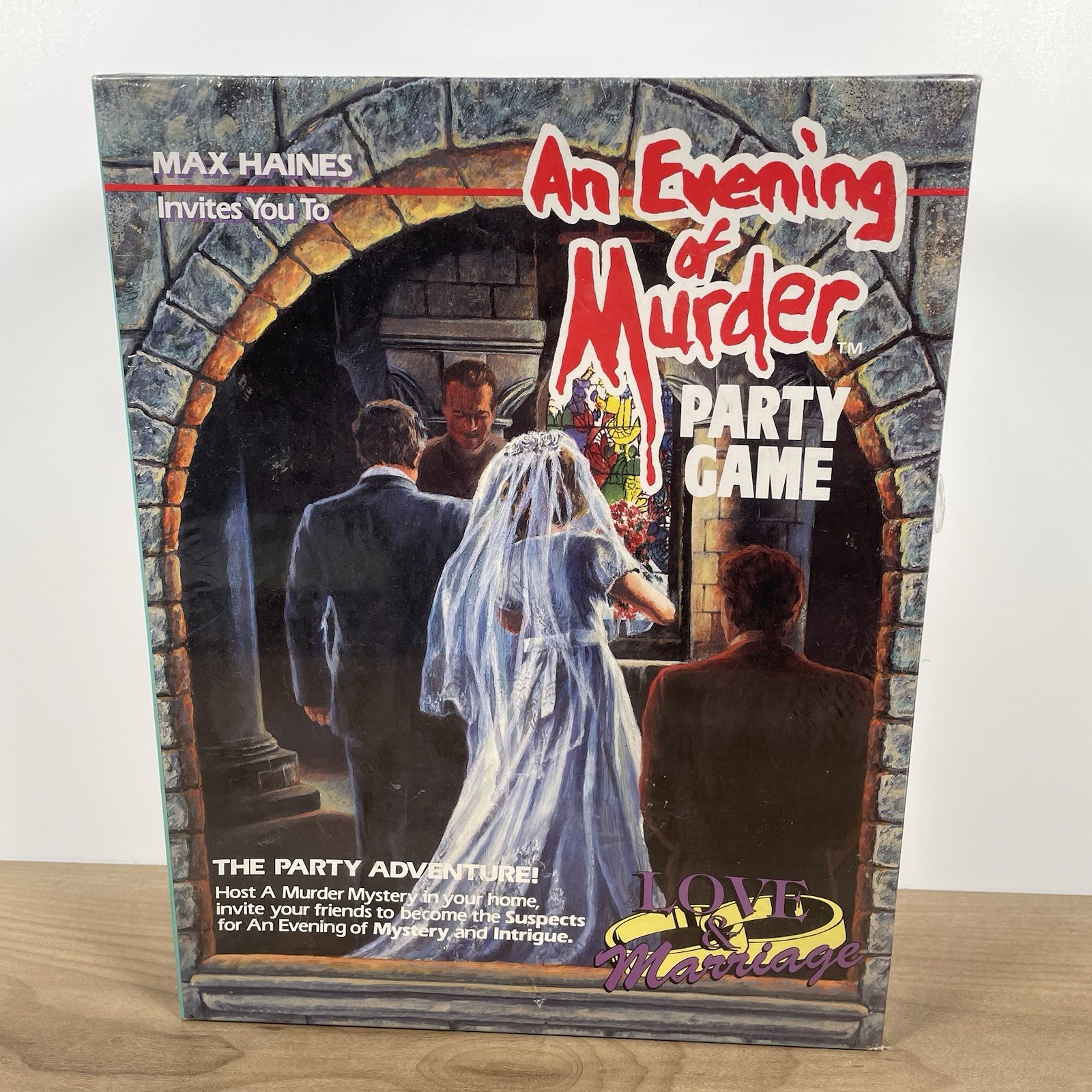 Max Haines Invites You To An Evening of Murder Party Game Love & Marriage 1992