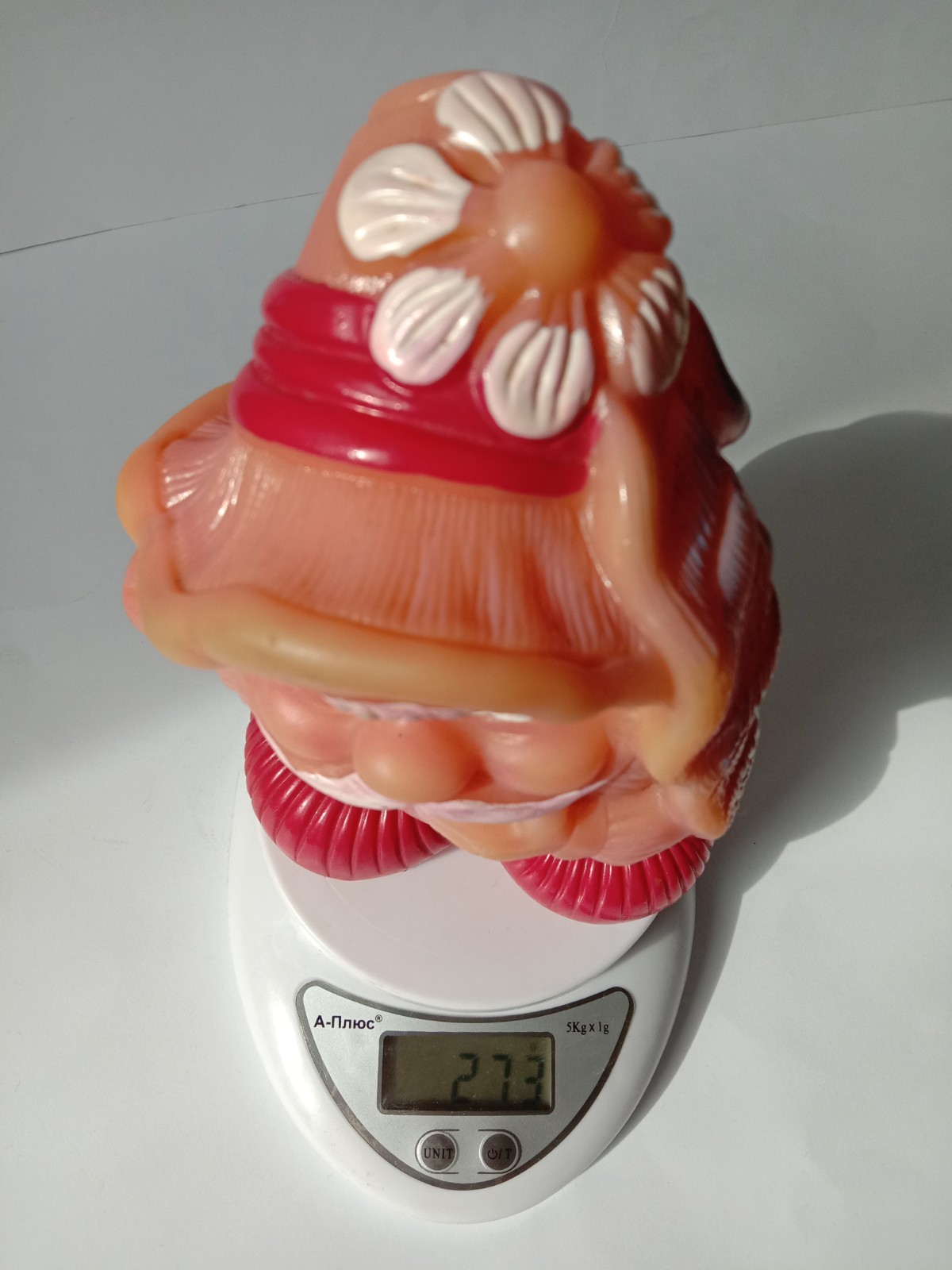 Vintage rubber toy “Good Forest Grandfather” from the USSR period