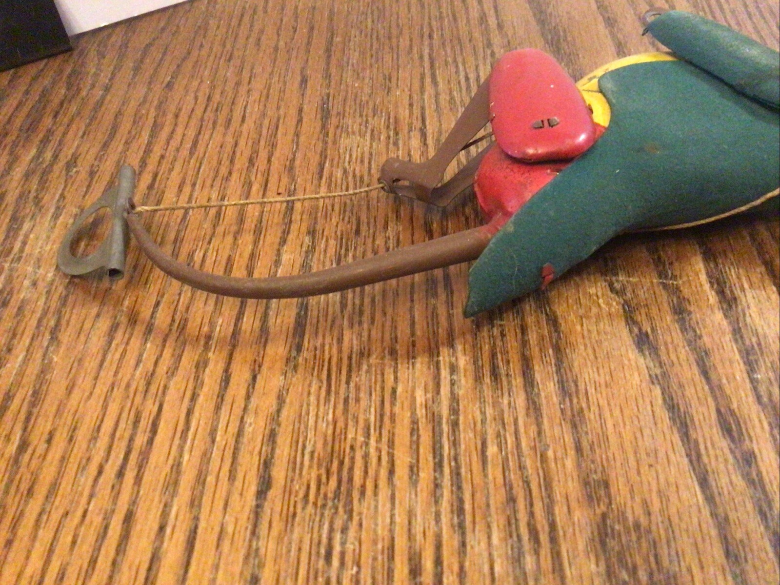 Vintage Circa 1903-20 Lehmann Mechanical Tin Climbing Monkey,w/orig.as is box
