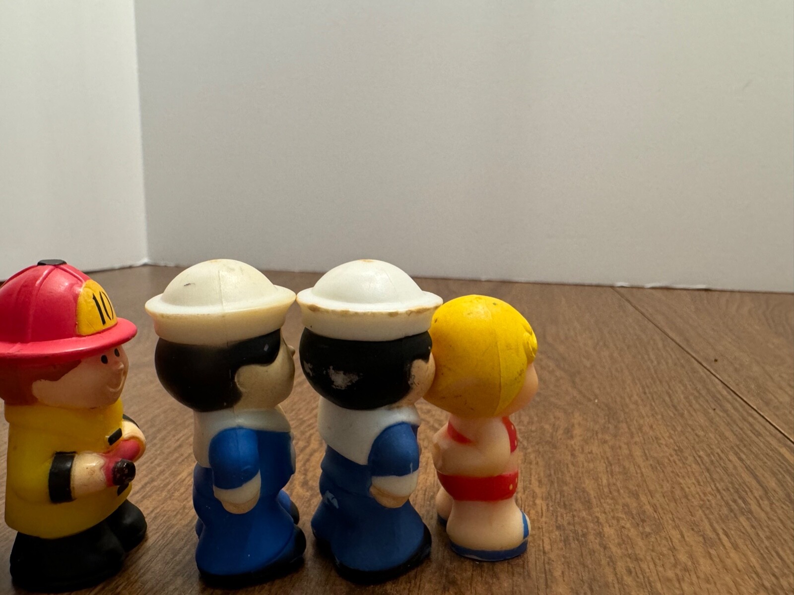 Lot of 7 Kenner Family Tree Tots Tub Town Firefighter Sailor 1970s